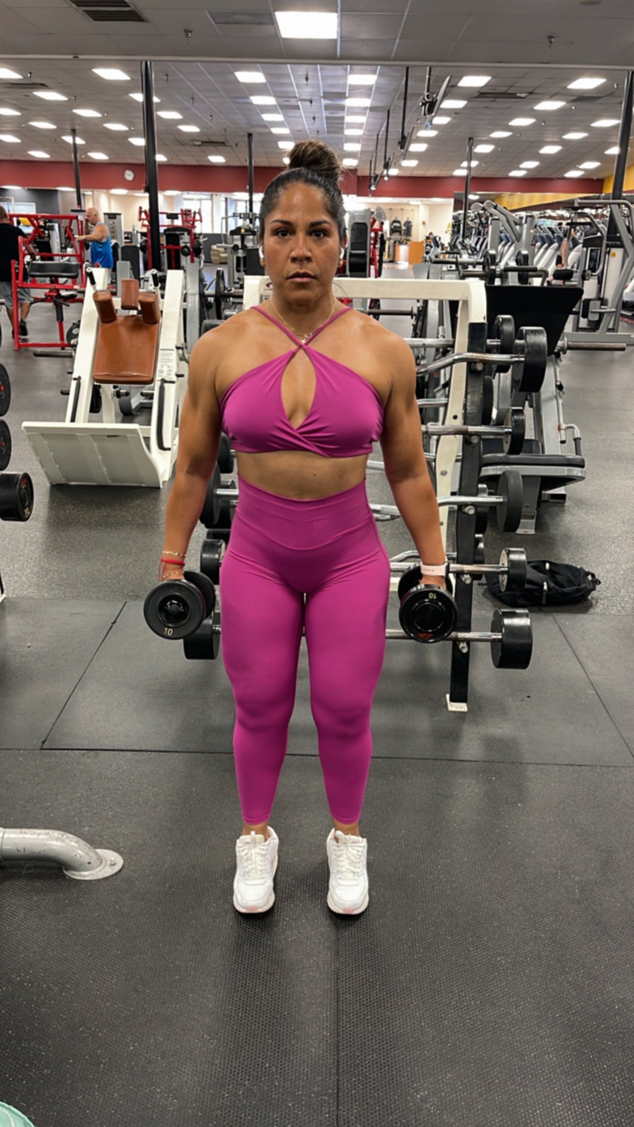Sexy Magenta Sports Bra